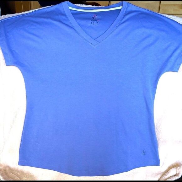 𝅺nwot Womens Med Isaac Mizrahi Essentials SS TShirt - Picture 1 of 7